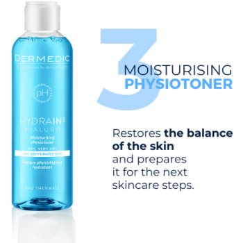 Dermedic Hydrain3 Hialuro tonic hidratant pentru piele foarte uscata - imagine 3